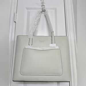 Kate Spade New York Staci Tote and Wristlet 3 Piece Set - Light Olive